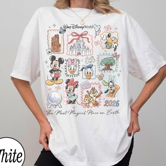 Jaci
H Other - Retro Mickey And Friends Shirts, Disney 2026 Trip Disney Vacation T Shirt .